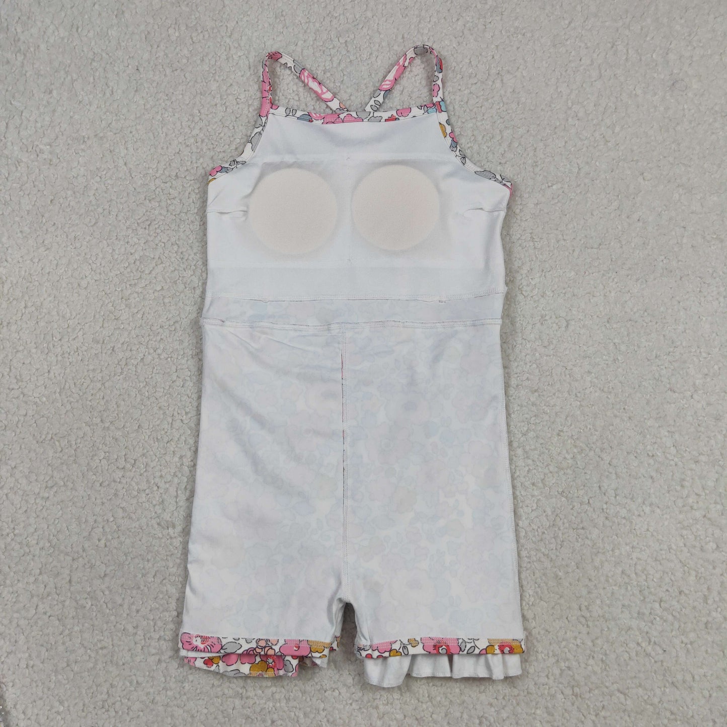 Baby Girls Kids Sleeveless Flower Shorts Knee Length Dress Yoga Pink Clothes  RTS