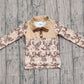Baby Boy Long Sleeves Camo Deer Buttons Shirt Hunting Tops RTS