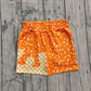 Baby Boy Girl Drips Team Orange Pockets Shorts Bottom RTS