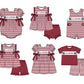 ( Moq 5 ) Baby Boys Kids Sleeveless Elephant Stripes Team Romper 1.29