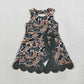Baby Girls Kids Brown Green Camo Bows Shorts Scallop Dress Yoga Active Clothes RTS