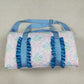 Baby Girl Kids Adult Flower Bows Blue Ruffle Travel Package Gym Bags RTS
