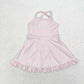 Baby Girl Pink Athletic Active Wear Skirt Shorts Sibling Dress