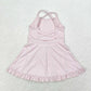 Baby Girl Pink Athletic Active Wear Skirt Shorts Sibling Dress