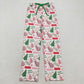 Adult Women Christmas Season Tree Bottom Pants Pajamas