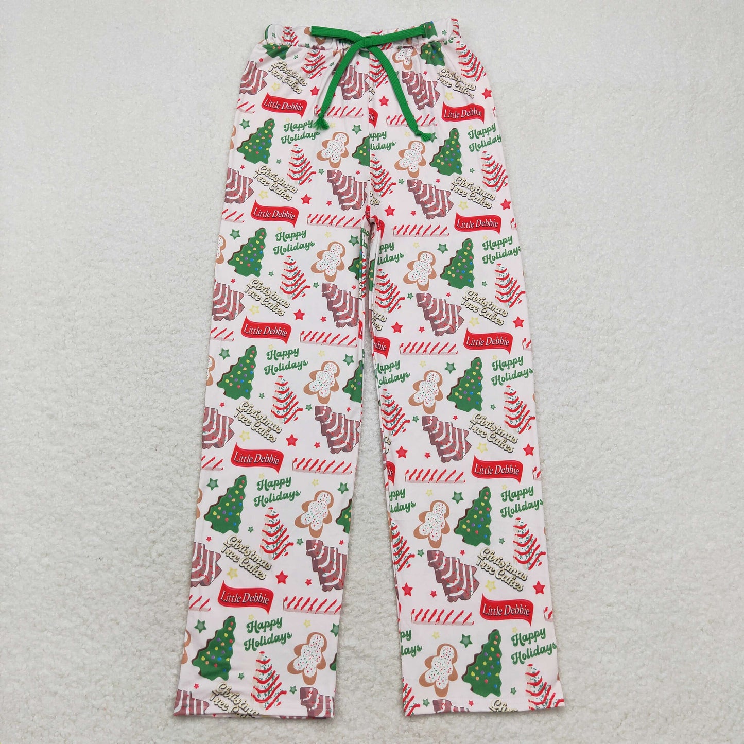 Adult Women Christmas Season Tree Bottom Pants Pajamas