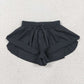 Baby Girl Toddler Black Skirt Shorts Skort Yoga Active Bottoms RTS