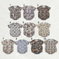 Sibling Baby Boys Infant Short Sleeves Camo Print Summer Bubble Rompers RTS