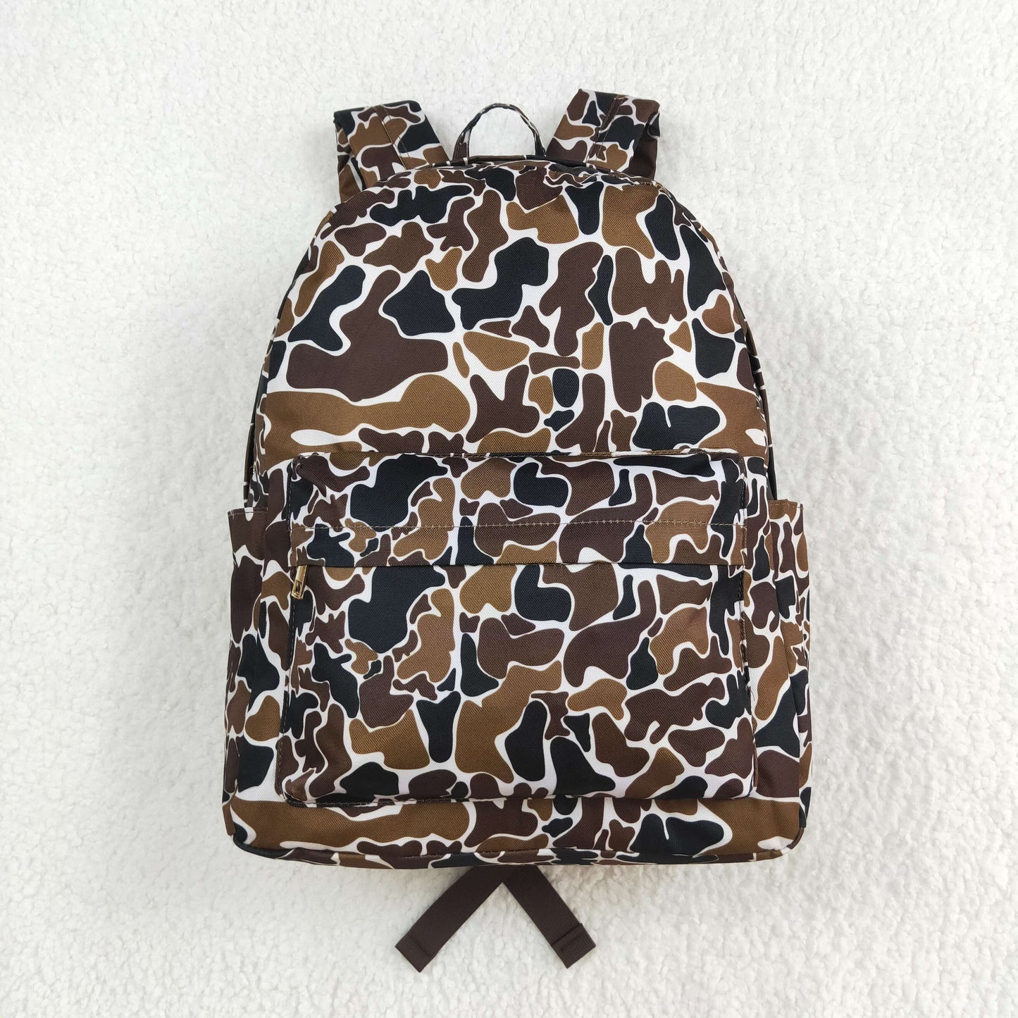 Baby Kids Dark Brown Camo Backpack Bags