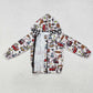 Baby Boy Long Sleeves Car Hoodie Racing Zipper Cardigan Tops