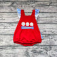 No moq Pre-order SR0686 Baby Girl Baseball One Piece Romper