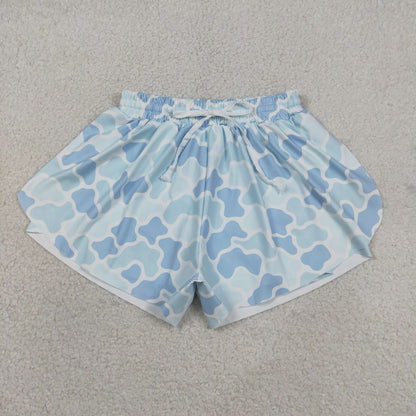 Sibling Adult Women Camo Bows Yoga Southern Shorts Bottoms Clothes RTS