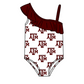 ( Moq 5 Each Style ) Baby Boys Girls Football Stripes Sibling Team Sets Swimsuits Clothes