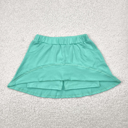 Baby Girl Green Shorts Skirt Pockets Skort RTS