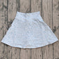 ( No moq ) Preorder Adult Women Light Grey Camo Skorts Summer Yoga Acitve Bottom