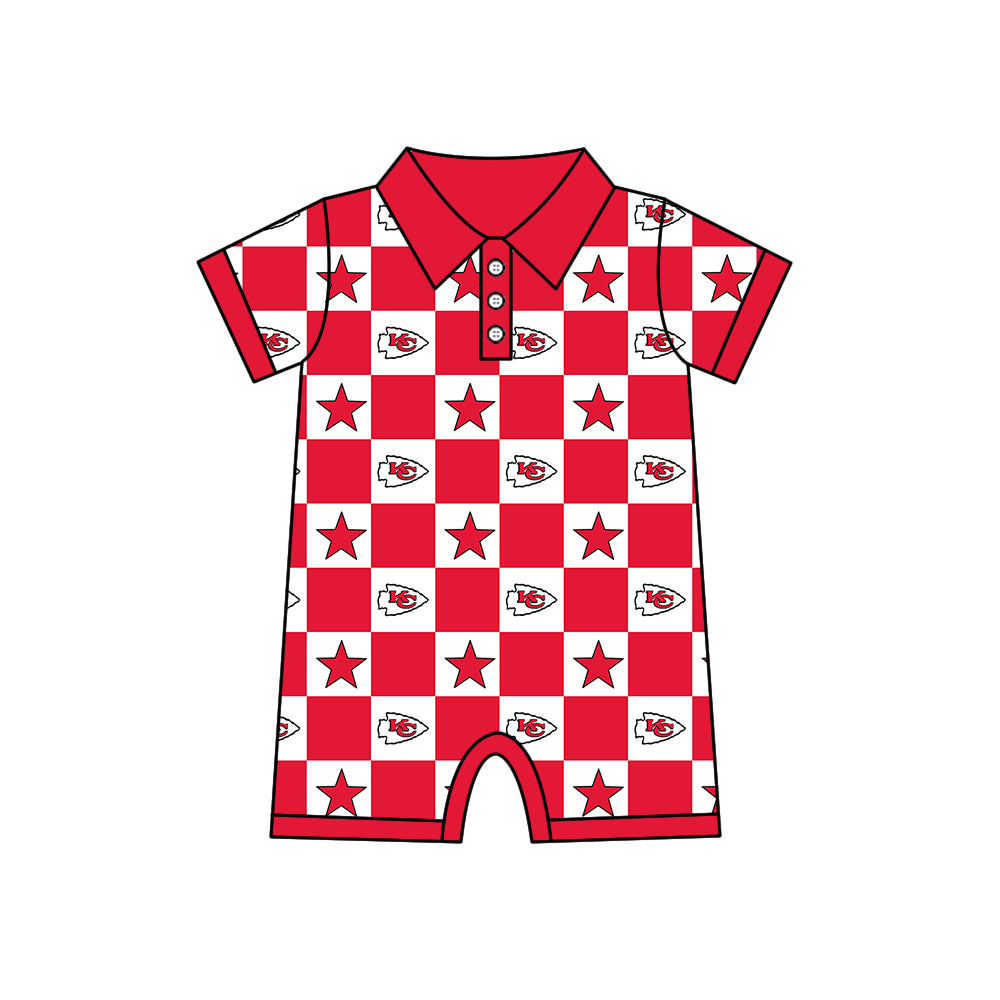 ( Moq 5 Each Style ) Baby Boys Girls Toddler Bows Red Plaid Team Sibling Shorts Dress Shirt Set Summer Clothes