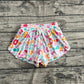 Baby Girl Summer Green Yellow Leopard Shorts Bottoms RTS