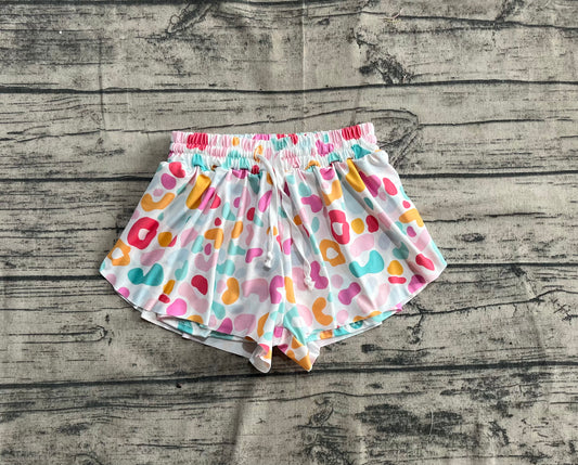 Preorder Baby Girl Summer Green Yellow Leopard Shorts Bottoms ( No moq )