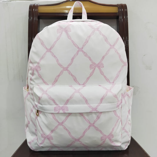 Baby Girl Pink Bows Backpack Bags