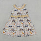 Baby Girls Kids Farm Animals Flower Plaid Ruffle Knee Length Dress RTS