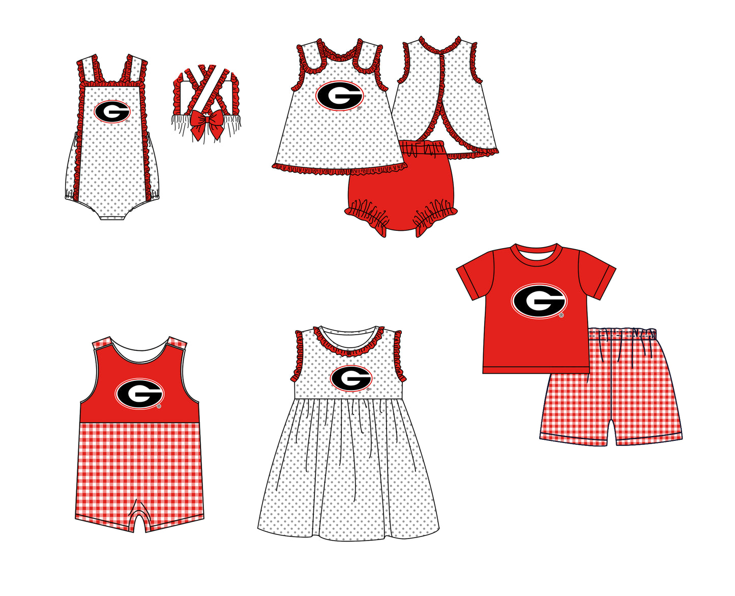 ( Moq 5 ) Baby Boys Kids Sleeveless G Red Plaid Team Summer Romper