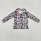 Sibling Boys Kids Long Sleeves Ducks Dogs Deer Camo Zipper Shirt Pullover Tops Clothes RTS