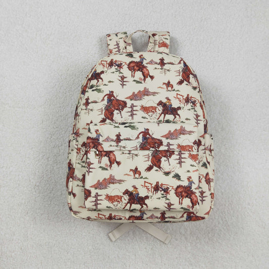 Boys Kids Toddler Western Redeo Backpack Bags RTS