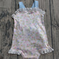 Baby Girls Infant Floral Bows Sleeveless Bubble Romper Summer Clothes RTS