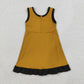 Baby Girls Kids Sleeveless Shorts Knee Length Scallop Dress Yoga Active Summer Clothes RTS