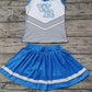 Baby Girl WR Team Tops Shorts Skirt Outfit Clothes Blue Set