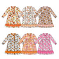 ( Moq 5 Each Style ) Sibling Baby Girls Kids Long Sleeves Pumpkins Ghosts Dresses Fall Clothes
