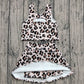 Baby Girl Sleeveless Leopard Tops Skort Yoga Active Set RTS