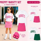 ( Moq 5 Each style ) Custom Girls Kids Short Sleeves Shirts Skirt Shorts Sets 6.19
