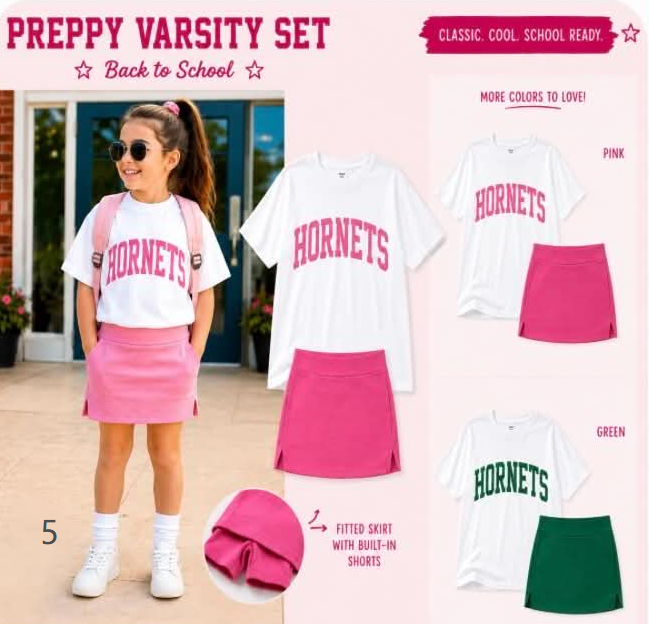 ( Moq 5 Each style ) Custom Girls Kids Short Sleeves Shirts Skirt Shorts Sets 6.19