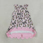 Baby Girls Kids Ducks Bows Yoga Active Scallop Dress Hunting Clothes RTS