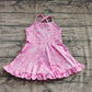 Baby Girl Athletic Yoga Butterfly Pink Active Wear Skort Dress RTS