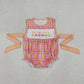 Baby Girls Infant Sleeveless Dancing Queen Flower Bubble Romper RTS