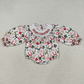 Sibling Baby Girls Christmas Green Red Bows Pockets Jumpsuits Knee Length Dress