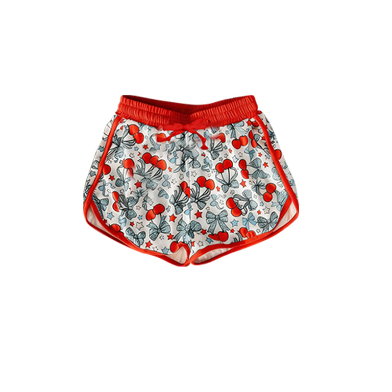 ( Moq 5 ) Preorder Adult Women Cherry Bows Summer Shorts Bottoms