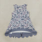 Baby Girls Kids Grey Camo Bows Shorts Scallop Dress Yoga Active Clothes RTS