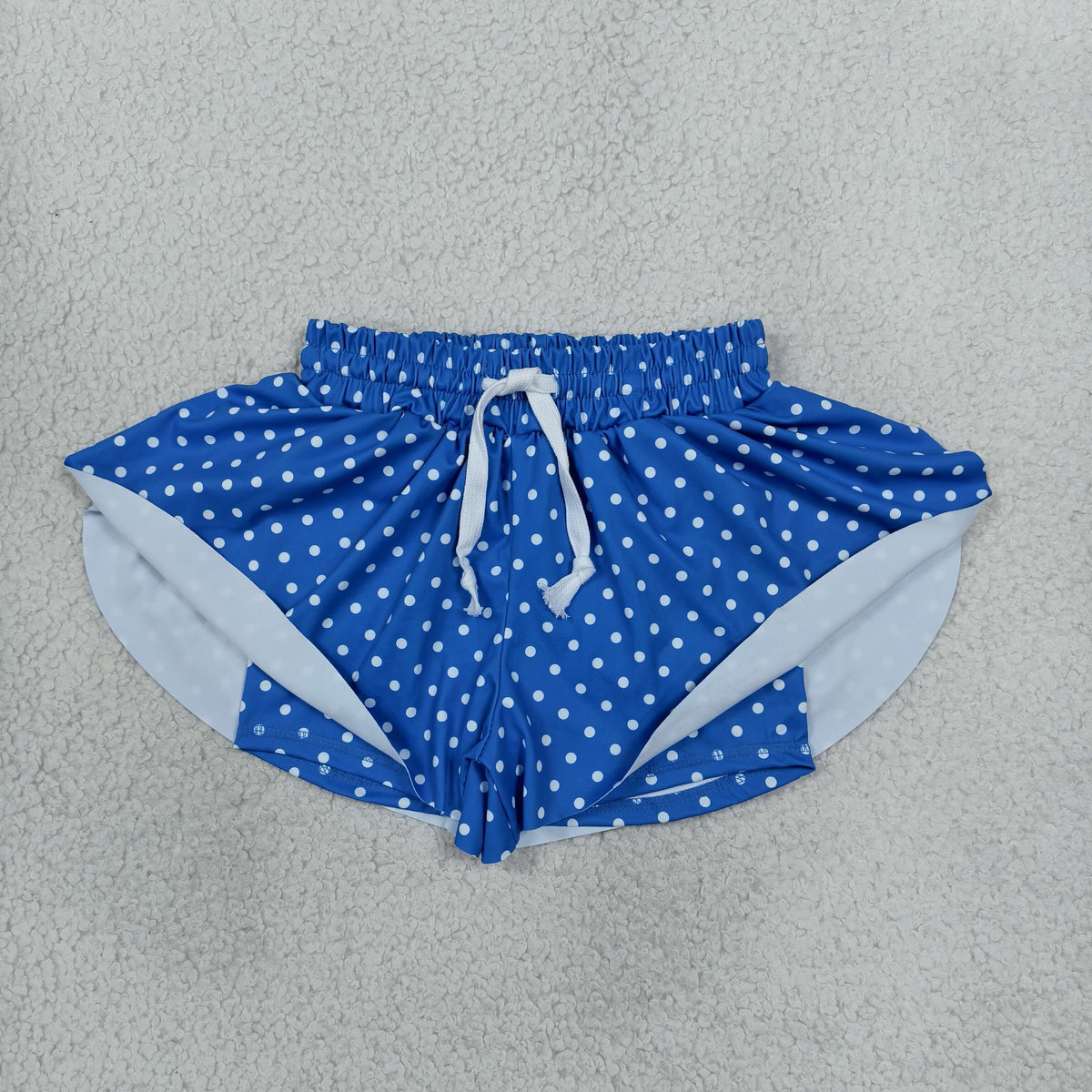 Baby Girls Kids Dogs Blue Yoga Active Ruffle Shorts Bottom Clothes RTS