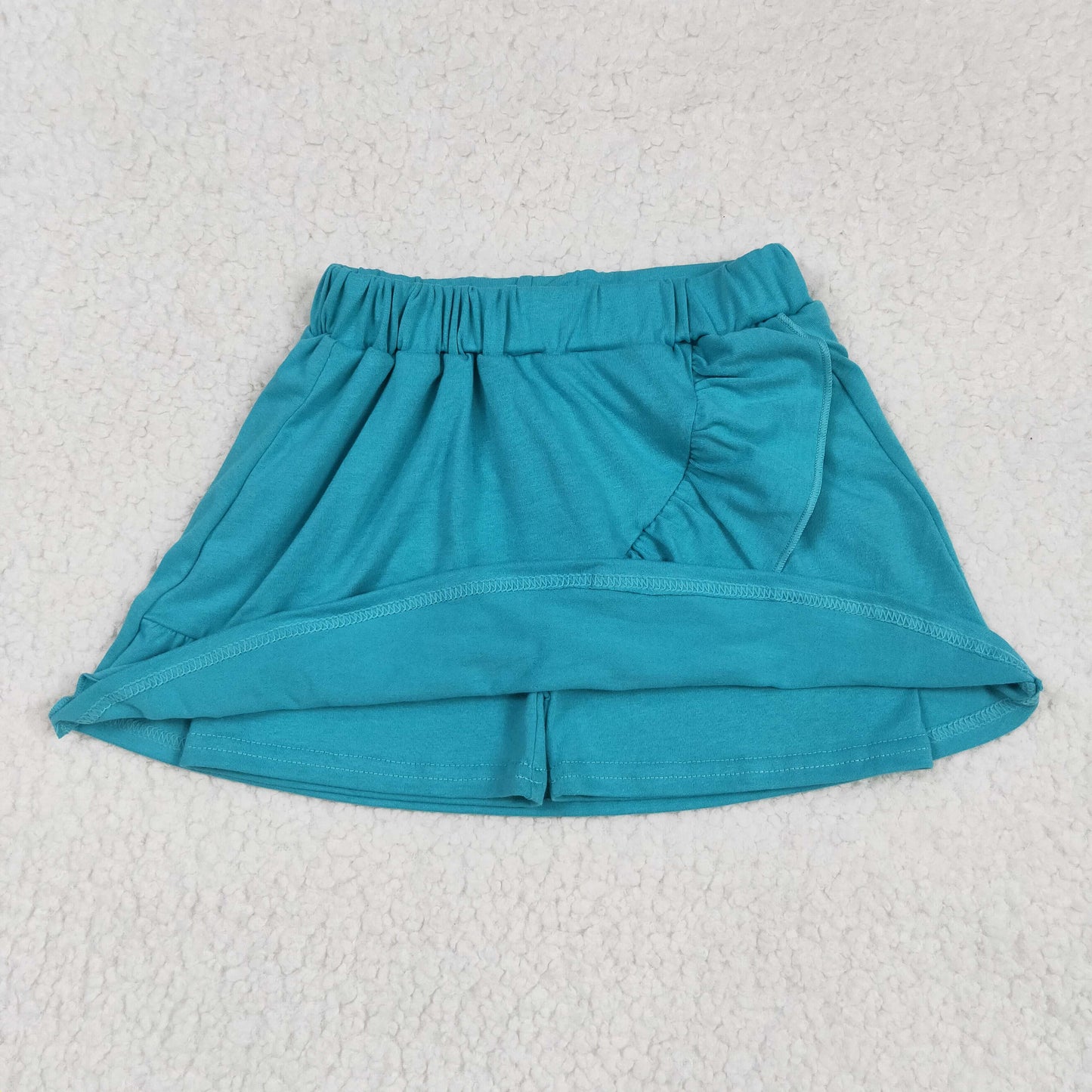 Baby Girl Kids Ruffle Green Shorts Skirt Skort Clothes RTS