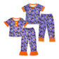 Baby Boy Girl Mouse Purple Sibling Halloween Pajamas Clothes Set