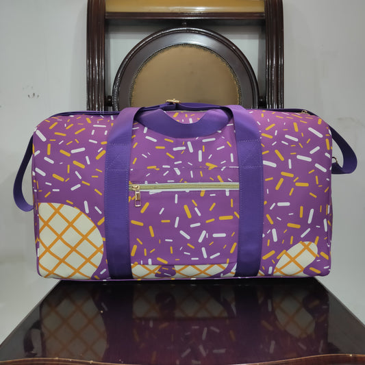 Baby Toddler Kids Adult Plaid Travel Package Purple Gym Bags RTS