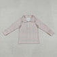 Baby Girl Long Sleeves Floral Zipper Pullover Shirt Tops RTS
