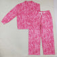 Sibling Baby Girls Adult Women Long Sleeves Leaves Pockets Camo Sets Pink Clothes RTS
