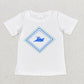 Baby Boy White Sleeves Boat Tee Shirt Tops