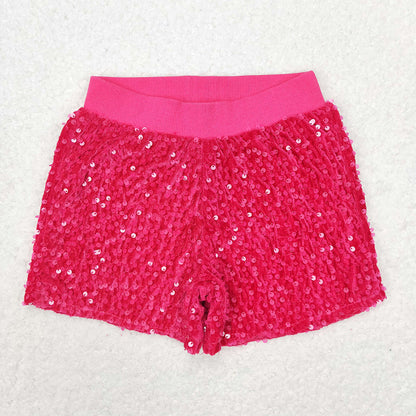 Baby Girl Sibling Sister Sequins Summer Shorts