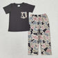 Baby Boy Pocket Cotton Shirt Ducks Camo Pants Set