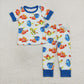 Baby Boy Short Sleeves Fish Turtle Shirt Pants Pajamas Set